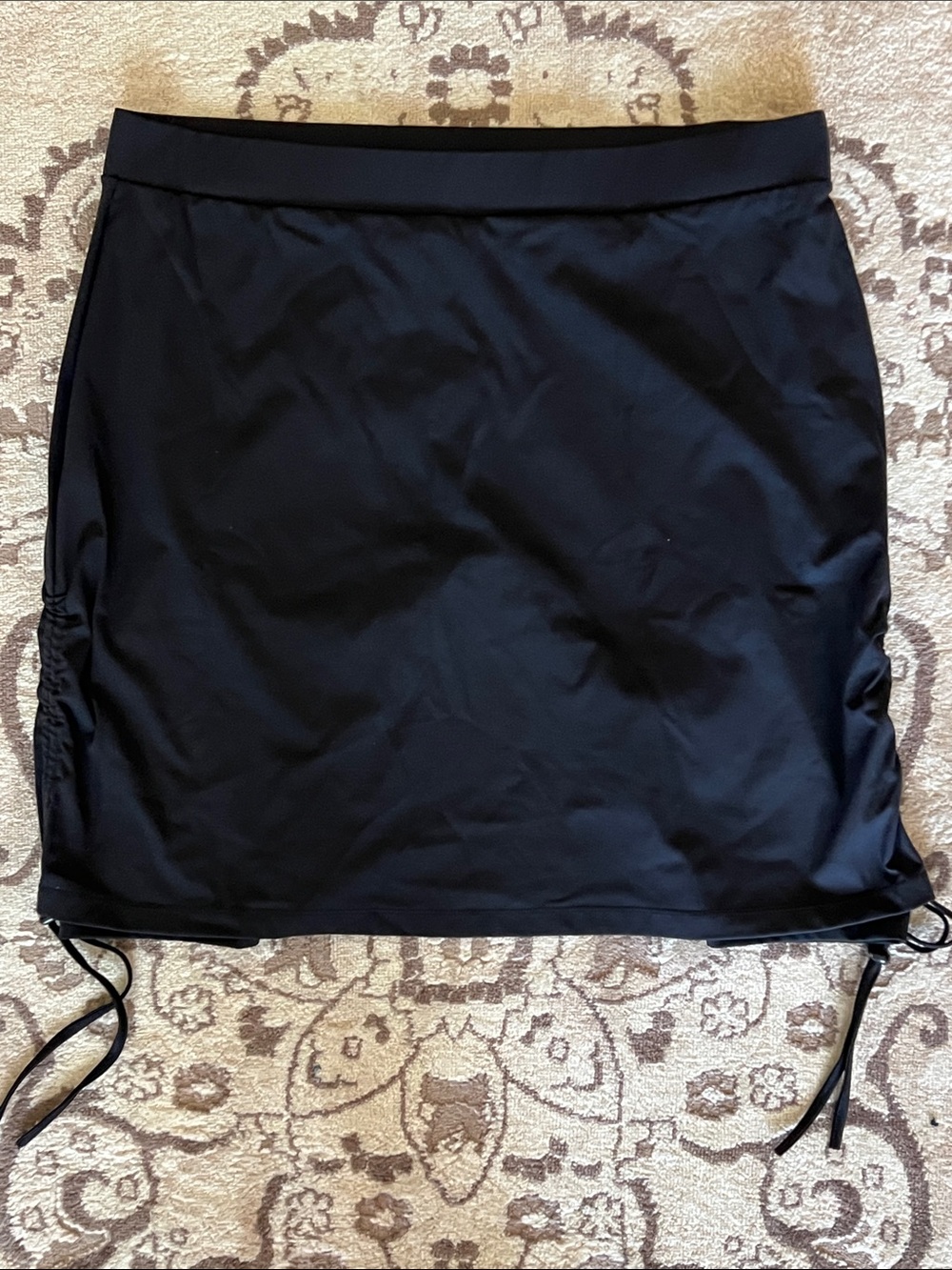 Snoga Athletics Women's Black Drawstring Side Skirt with Leggings NWOT